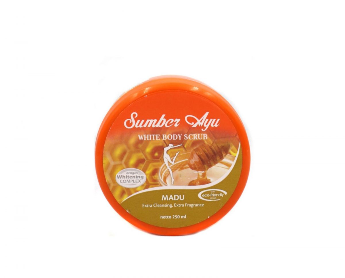 Sumber Ayu White Body Scrub Madu 250ml Al Nusra Sg