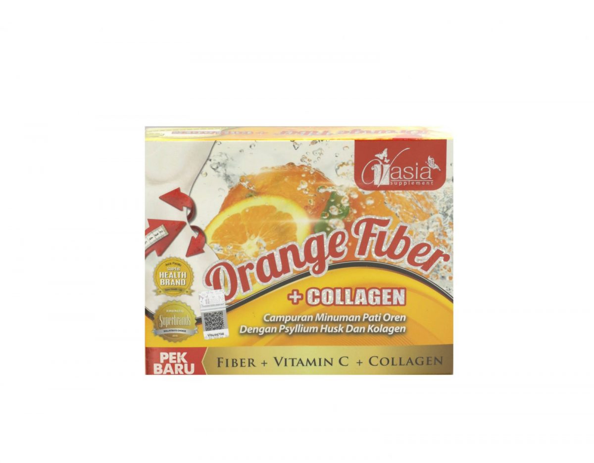 V'Asia Orange Fiber + Collagen 15gm x 10 sachets Al Nusra SG