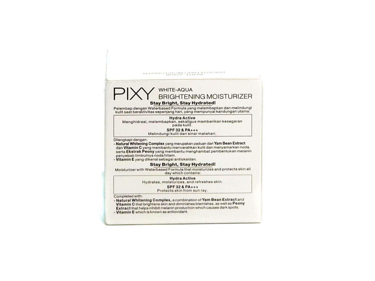 pixy brightening moisturizer