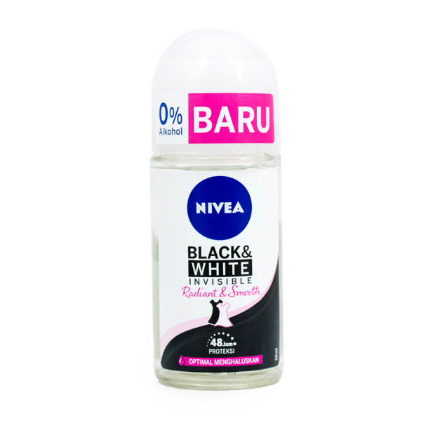 Nivea Black White Invisible Radiant Roll On 50ml Al Nusra Sg