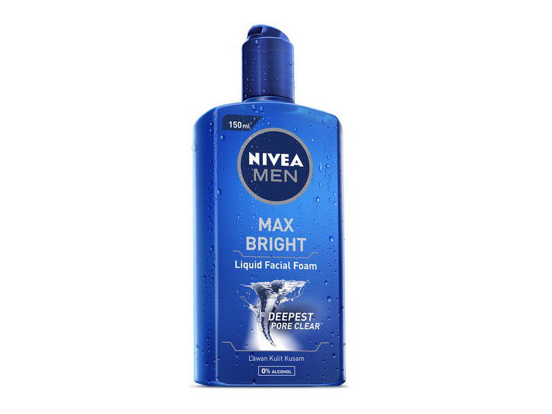 nivea men deep liquid facial foam